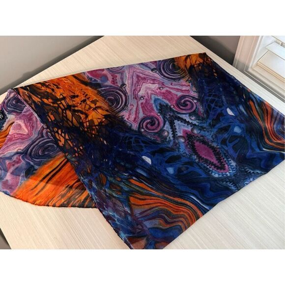 Torino Abstract Scarf - Picture 12 of 13